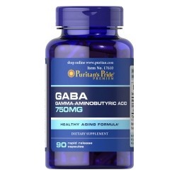 PURITAN'S PRIDE Gaba 90 kapsułek